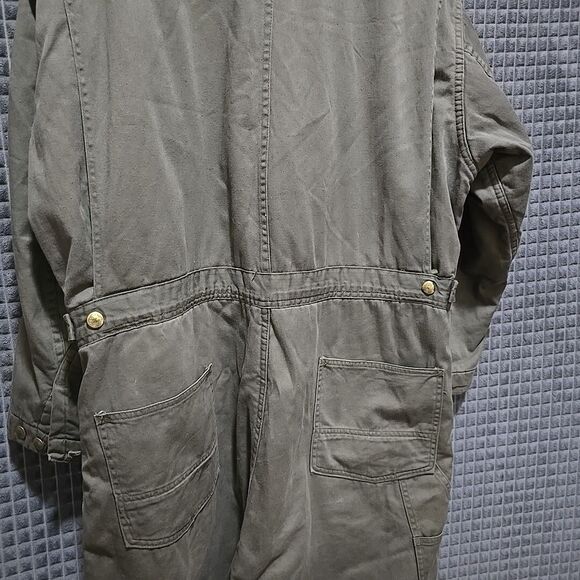 VTG BigSmith Distressed Zip Coveralls 44x26 Insulated Long Sleeve Unionmade READ - Picture 15 of 16
